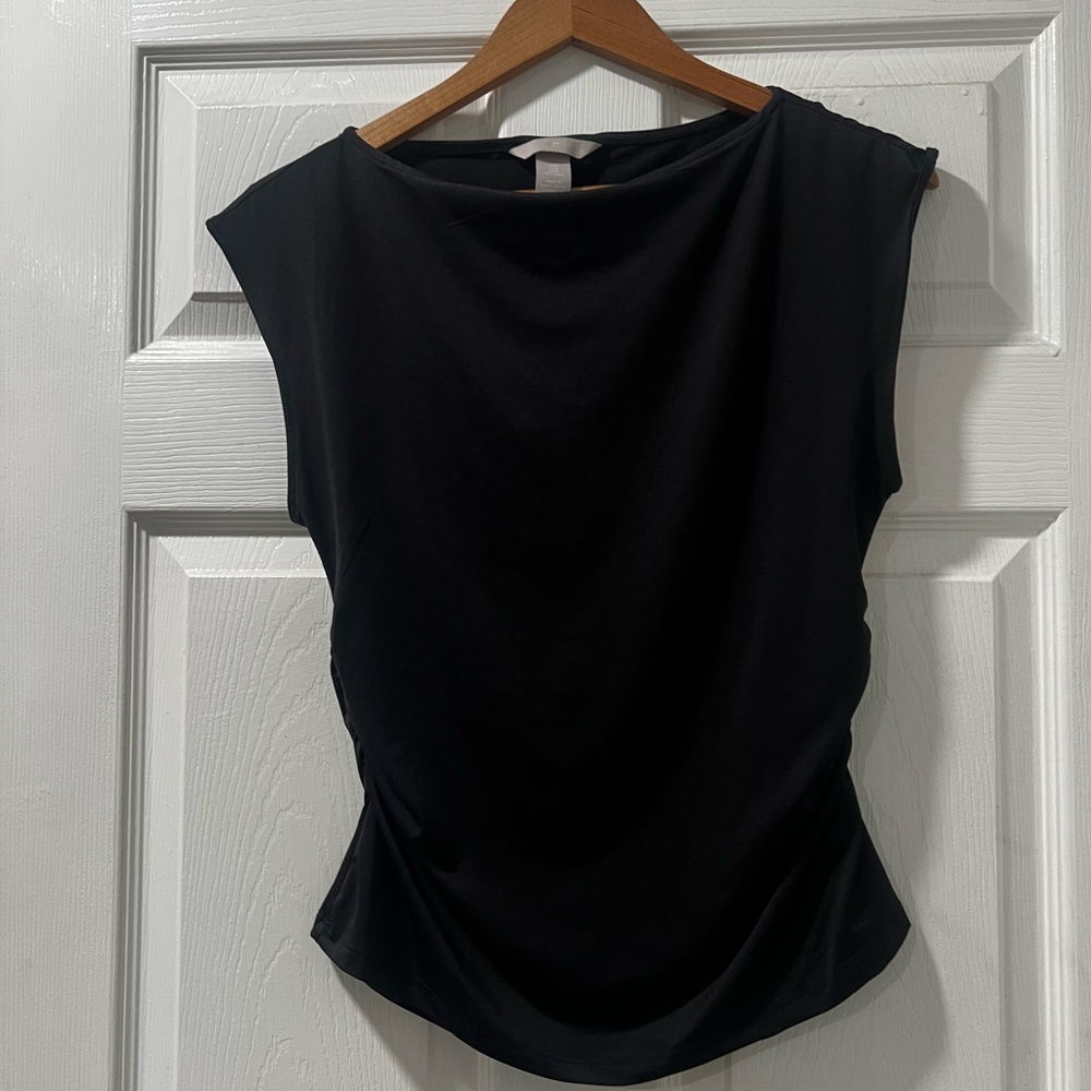 H&M Black Drape Women's Blouse